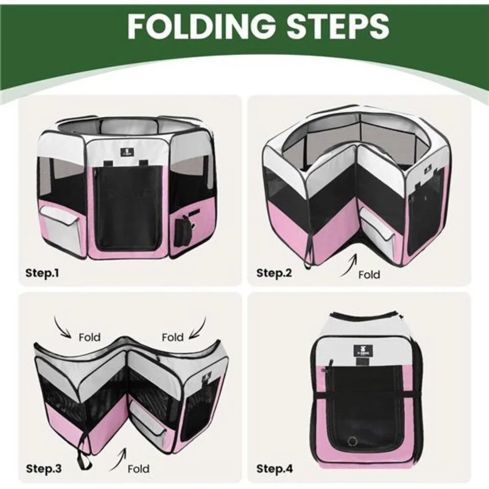 PET Dog Playpen Portable Pet Play Pens for Puppies, Cat, Rabbit, Chicks,Foldable